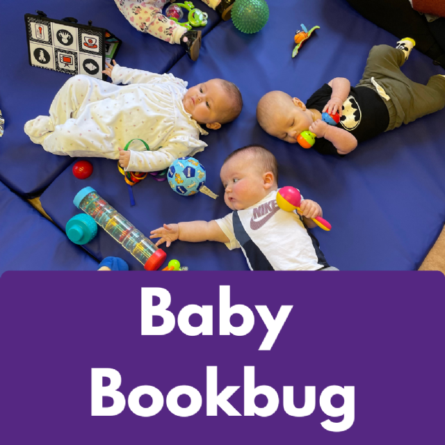 Baby Bookbug button Baby Bookbug button